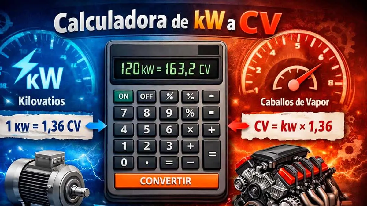 kW a CV - conversor online
