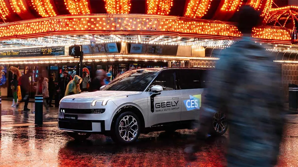 Geely - conducci&oacute;n aut&oacute;noma presentada en el CES 2026