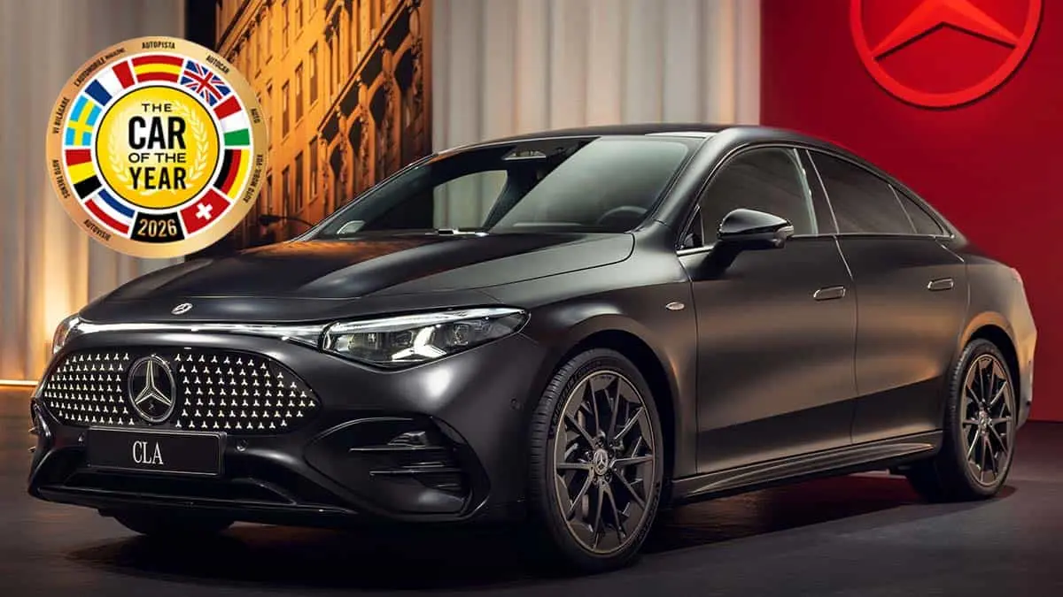 Mercedes CLA nombrado Car of The Year 2026 (Coche del A&ntilde;o 2026)