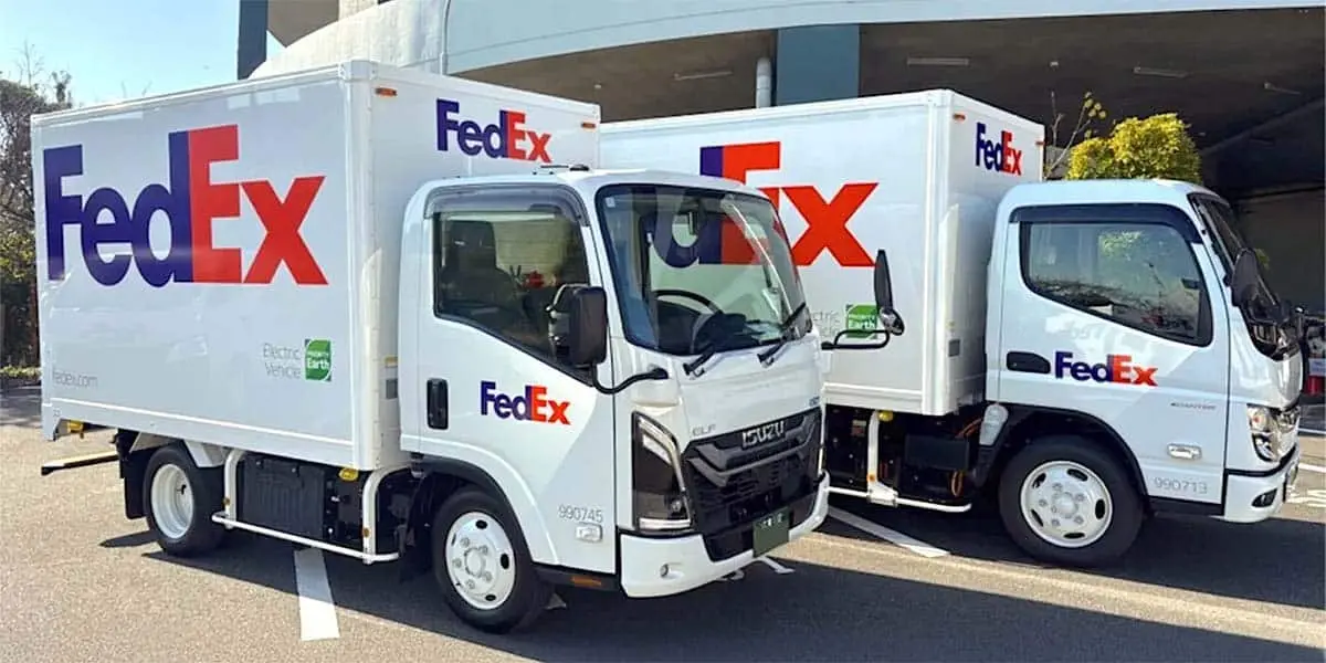 Fedex - camiones el&eacute;ctricos de reparto de &uacute;ltima milla