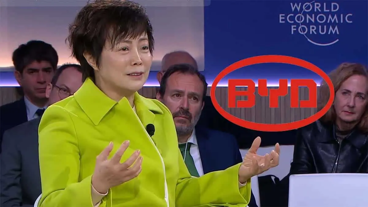 Stella Li, cara visible de BYD comentando novedades sobre Canad&aacute;