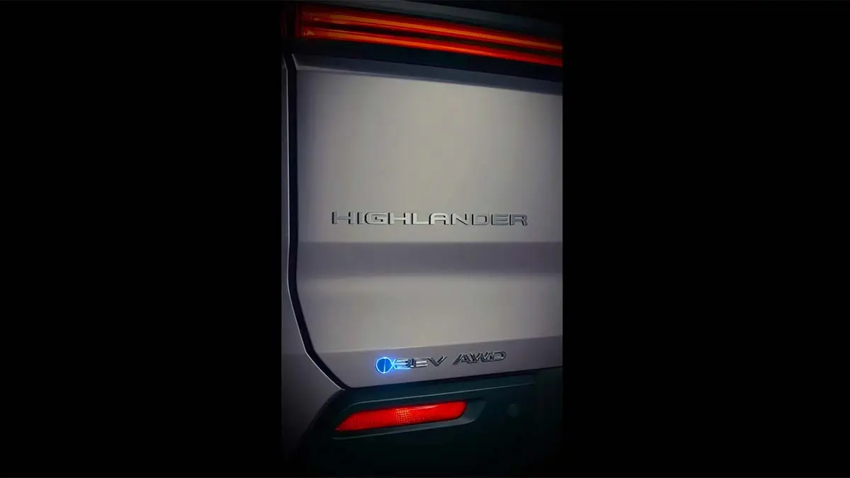 Toyota Highlander EV (teaser)