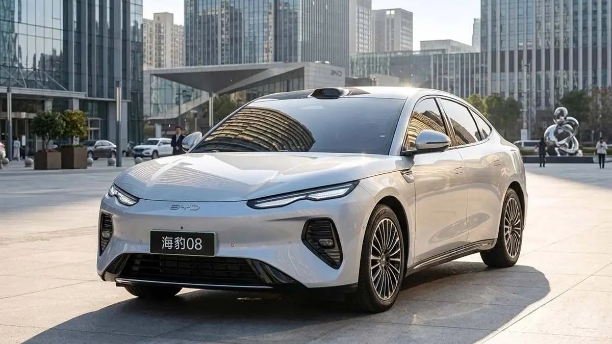 El BYD Seal 08, la berlina el&eacute;ctrica, destaca por su dise&ntilde;o aerodin&aacute;mico y tecnolog&iacute;a avanzada, perfecta para quienes buscan innovaci&oacute;n y sostenibilid.