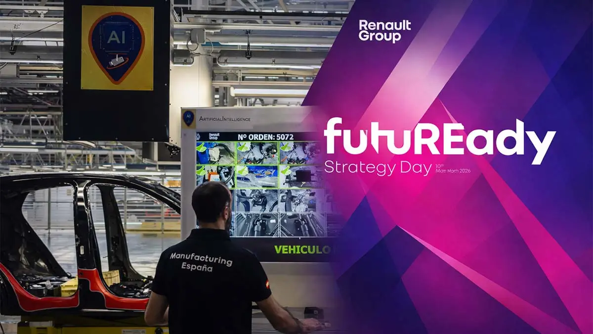 Renault lanza su plan futuREady con 36 nuevos modelos y electrificaci&oacute;n total, destacando coches con hasta 750 km de autonom&iacute;a.