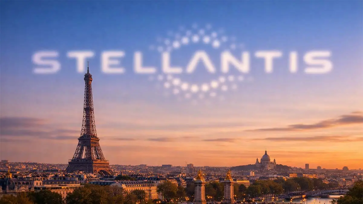 Presentaci&oacute;n de Stellantis en Par&iacute;s con nuevos Fiat, Lancia Gamma y un concept de Citro&euml;n.