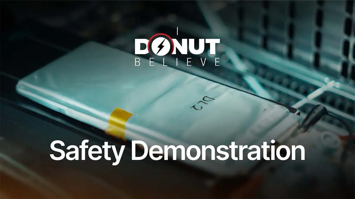 Donut Lab - Bater&iacute;a estado s&oacute;lido - test seguridad