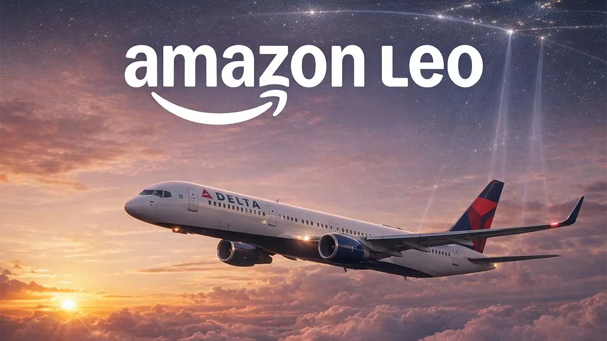 Delta Airlines usar&aacute; Amazon Leo para conexi&oacute;n a internet en sus aviones