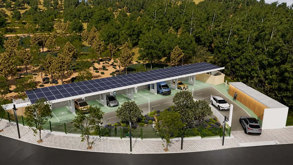 Proyecto primera electrolinera p&uacute;blica ultra r&aacute;pida en Barcelona