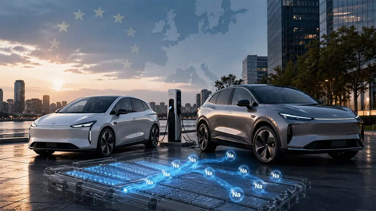Coches el&eacute;ctricos con bater&iacute;a de sodio en Europa