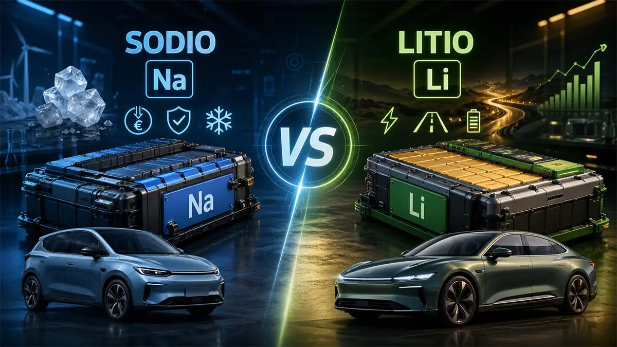 Bater&iacute;a de sodio VS bater&iacute;a de litio