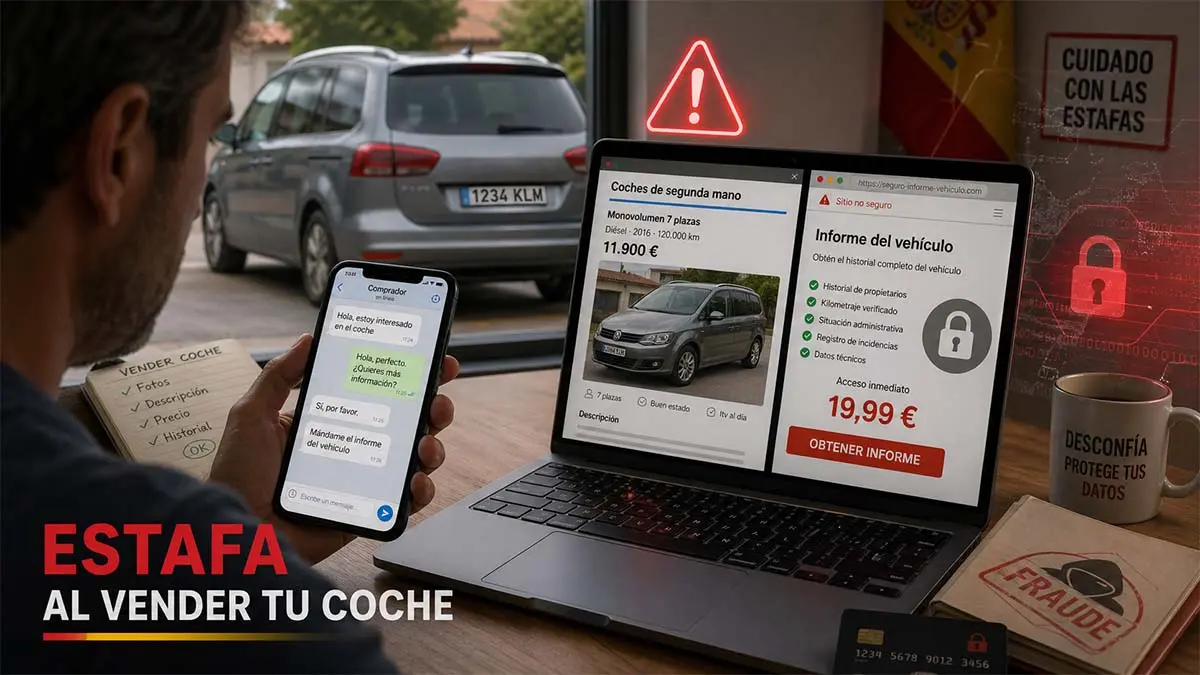 Estafa en la venta de coches de segunda mano