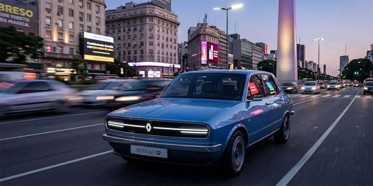 Nuevo Renault 12 creado con IA