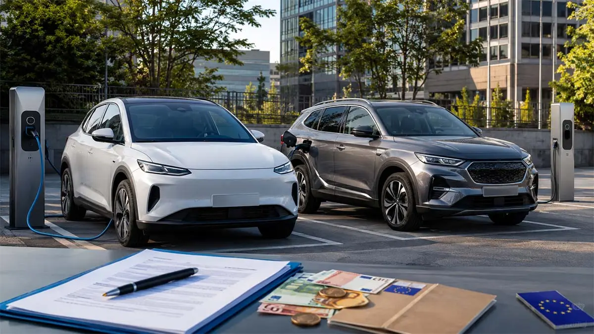 Ayudas coche el&eacute;ctrico VS coches h&iacute;brido enchufable