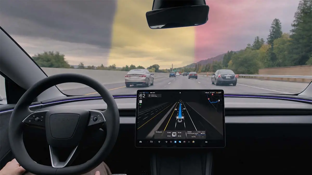 B&eacute;lgica aprueba pruebas del FSD de Tesla en sus carreteras