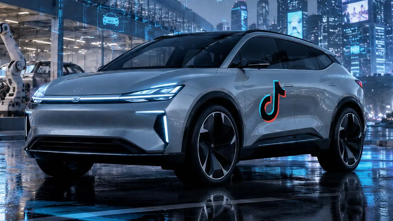 Coche el&eacute;ctrico de TikTok