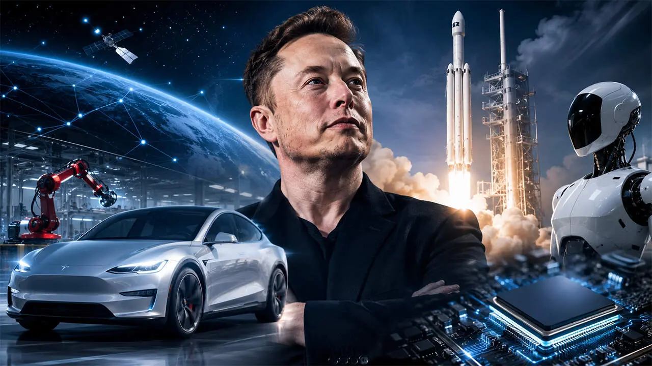 Elon Musk no descarta una fusi&oacute;n entre Tesla y SpaceX