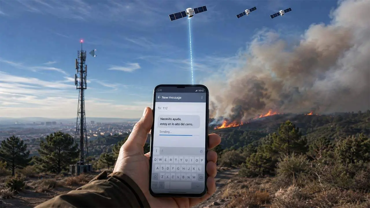 Activaci&oacute;n de Starlink Mobile por el incendio de Madrid (Espa&ntilde;a)
