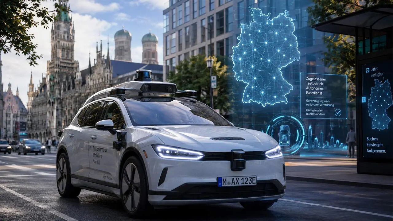 Momenta autorizada a usar sus robotaxis de nivel 4 en Alemania
