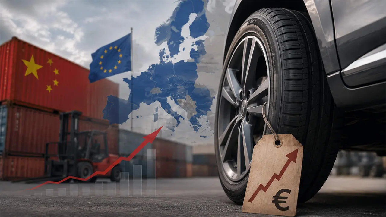 Incremento precio de los neum&aacute;ticos chinos por nuevos aranceles europeos