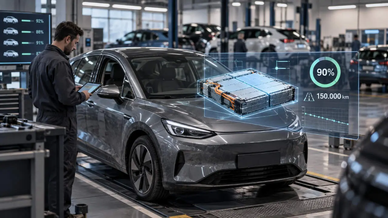 Estudio de la degradación de la batería tras 150.000 km en un coche eléctrico