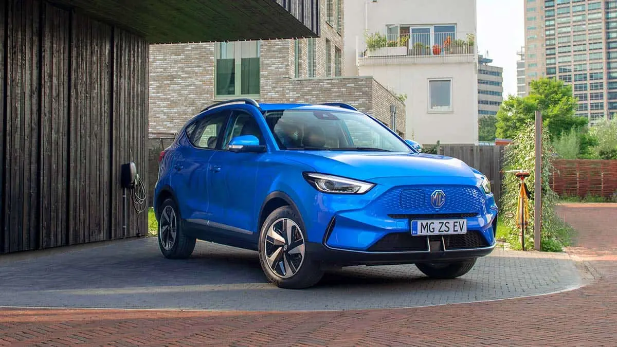 Foto del nuevo MG ZS EV de 2022
