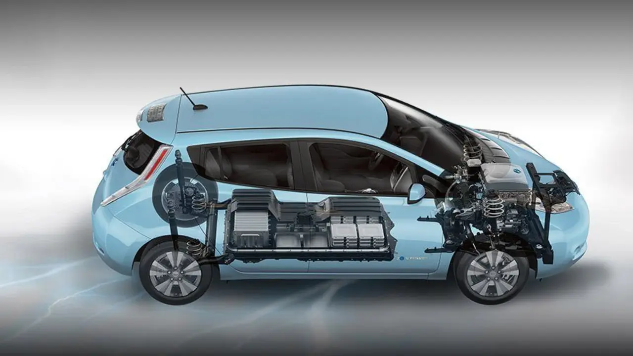 Imagen gr&aacute;fica de las bater&iacute;as del Nissan leaf