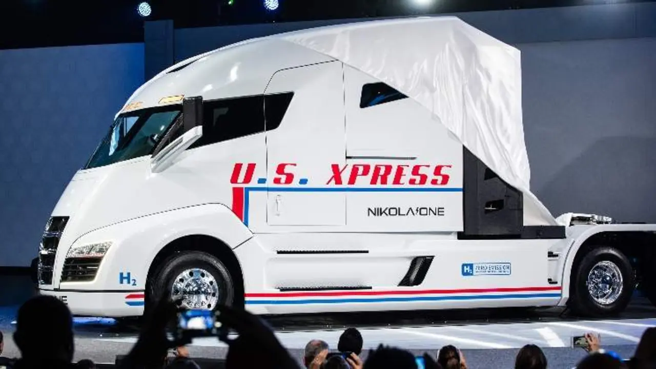Cami&oacute;n el&eacute;ctrico de Nikola Motors