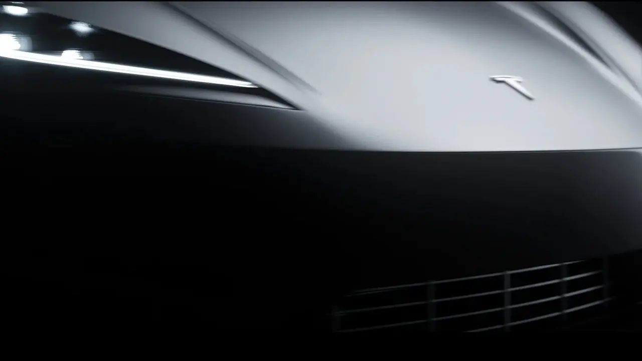 Tesla Roadster digitalizado
