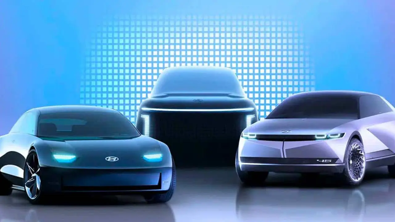 Foto de los futuros coches el&eacute;ctricos de la gama Ioniq de Hyundai