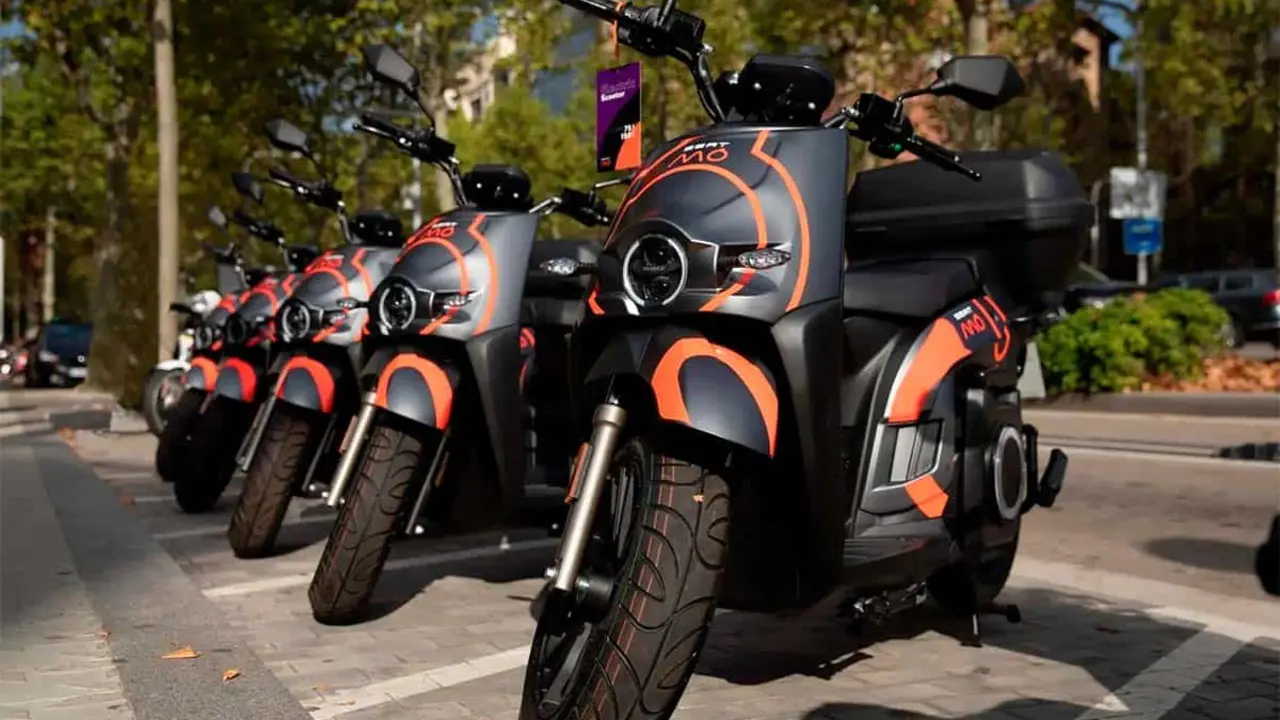 SEAT M&Oacute;, motos el&eacute;ctricas de SEAT para servicio de motosharing en Barcelona