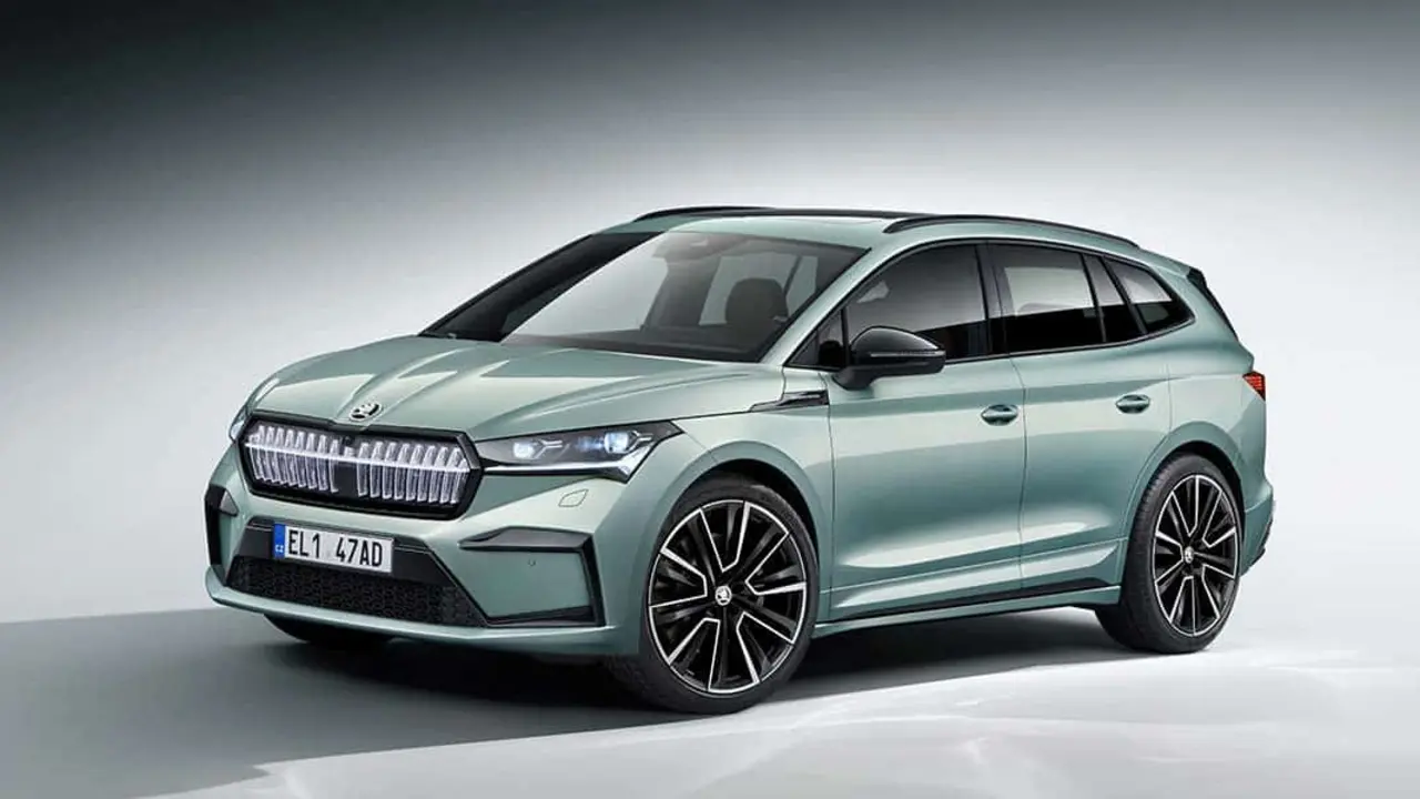Foto exterior del nuevo Skoda Enyaq IV, SUV 100% el&eacute;ctrico
