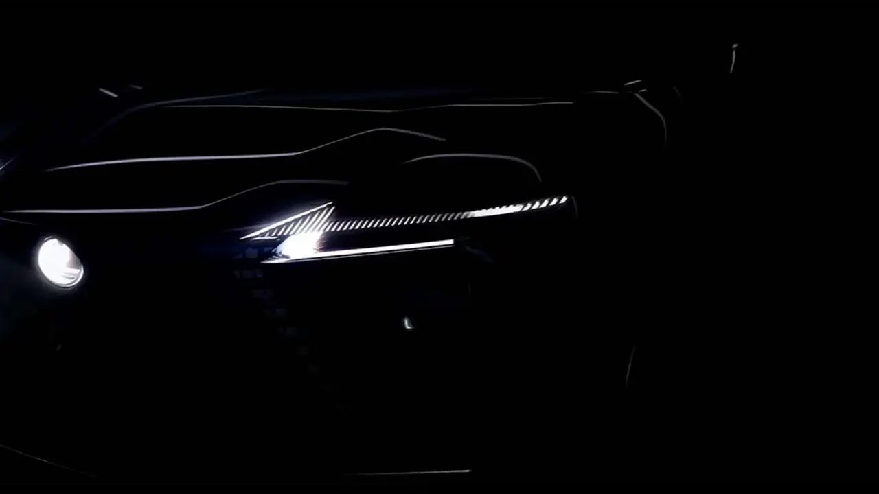 Foto (teaser) del futuro SUV el&eacute;ctrico puro de Lexus