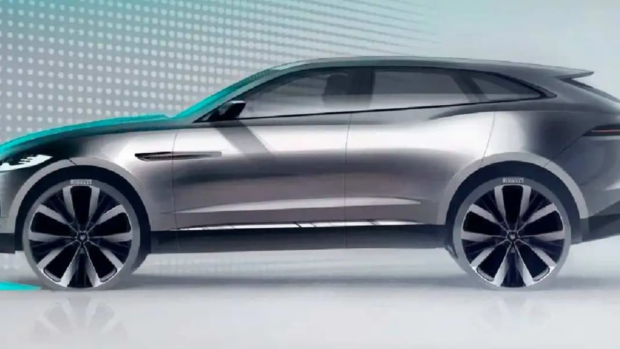 Foto del posible dise&ntilde;o del SUV el&eacute;ctrico Jaguar J-Pace