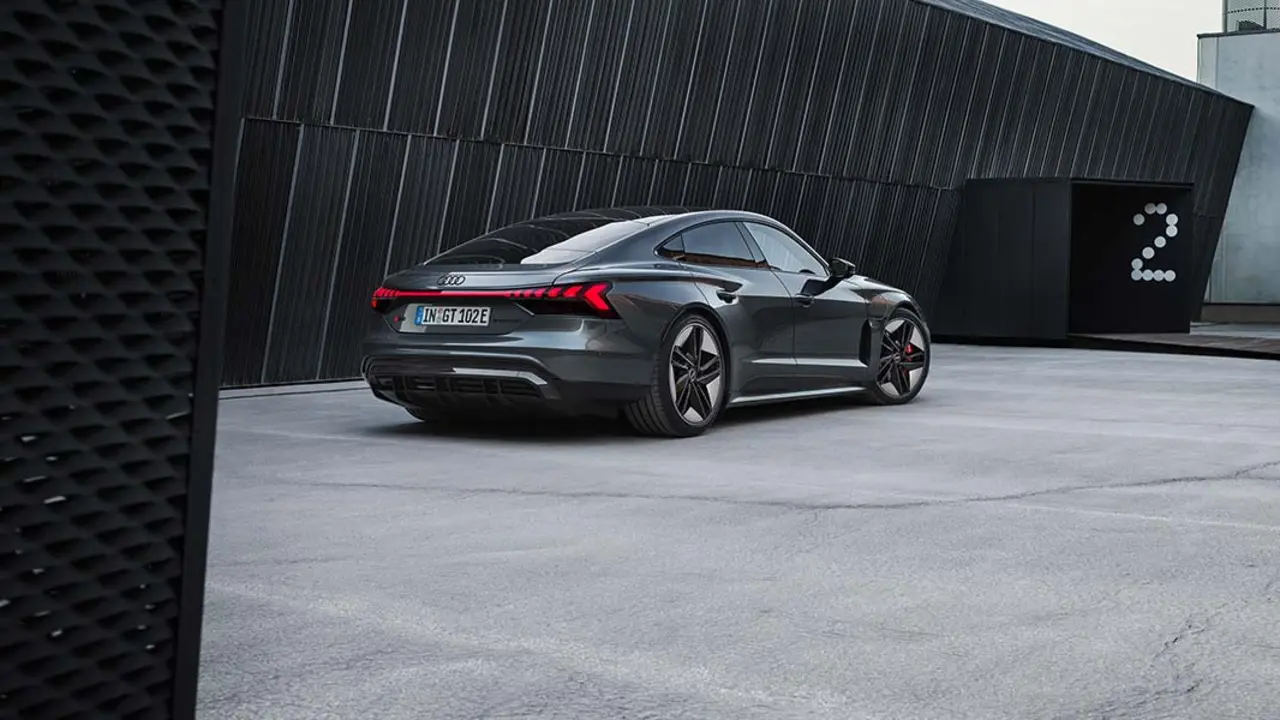 trasera del Audi e-tron GT