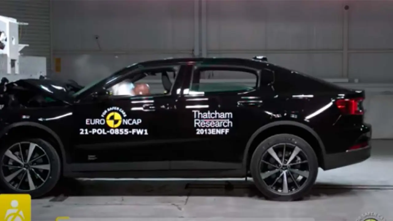 Crash test realizado por la EuronCAP al Polestar 2