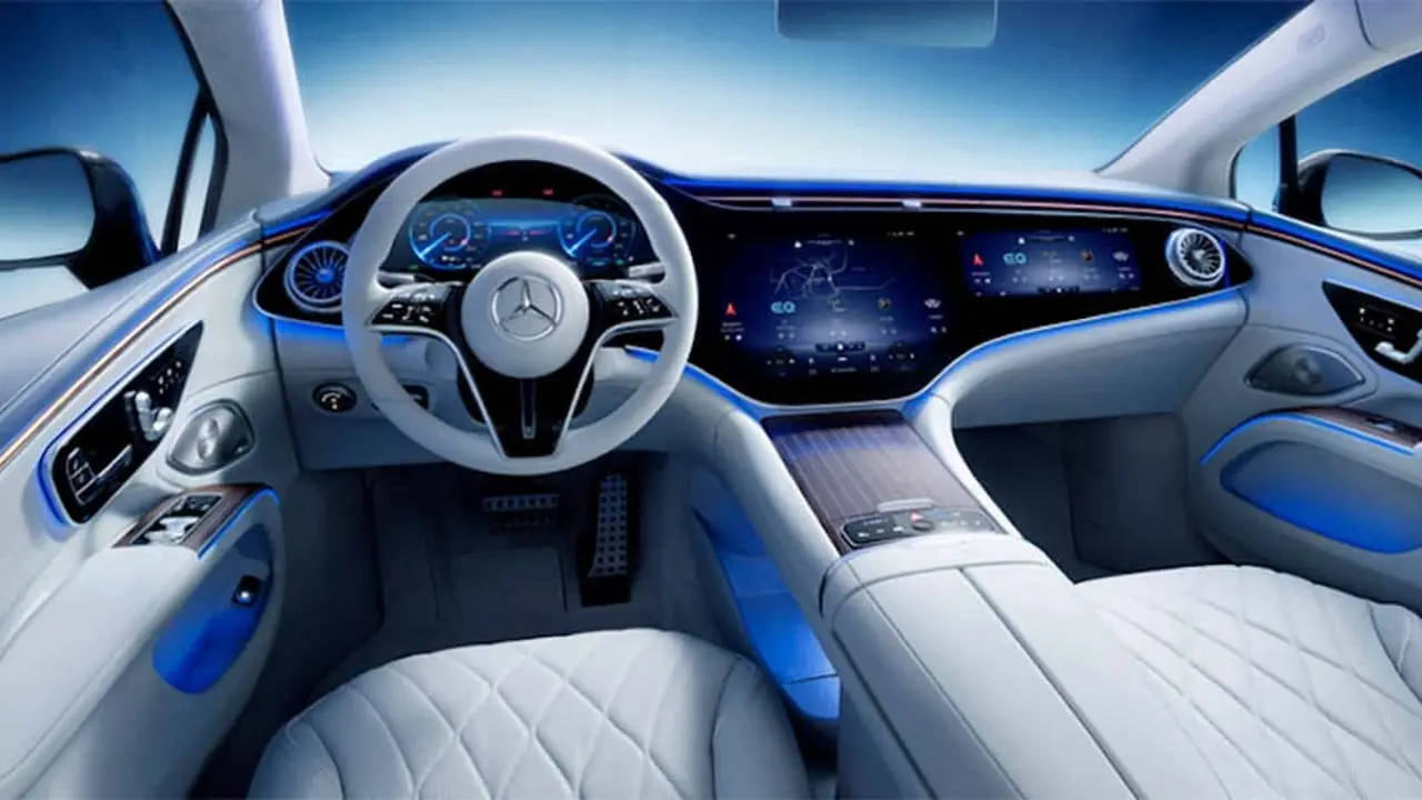 Interior del Mercedes-Benz EQS