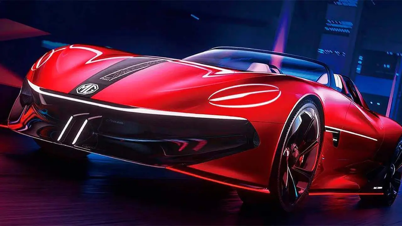 Foto del concept deportivo MG Cyberster