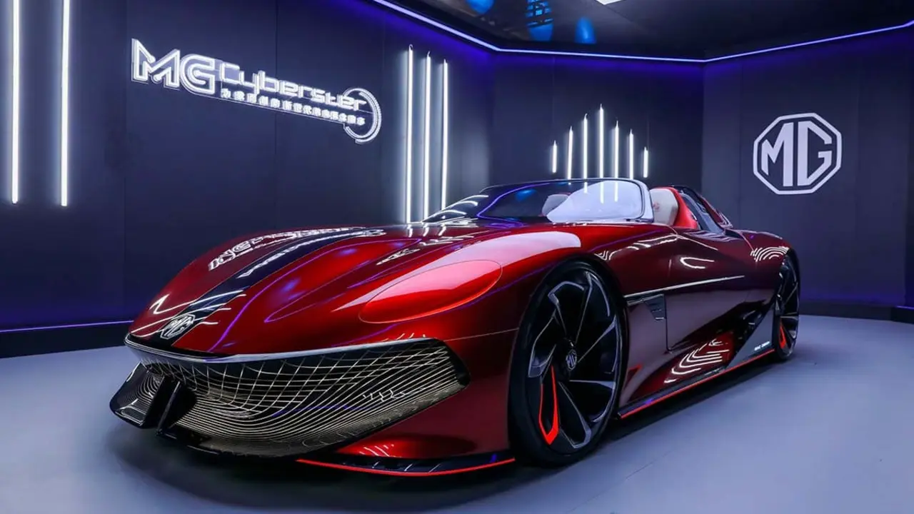 Foto del MG Cyberster, un deportivo el&eacute;ctrico de dos plazas