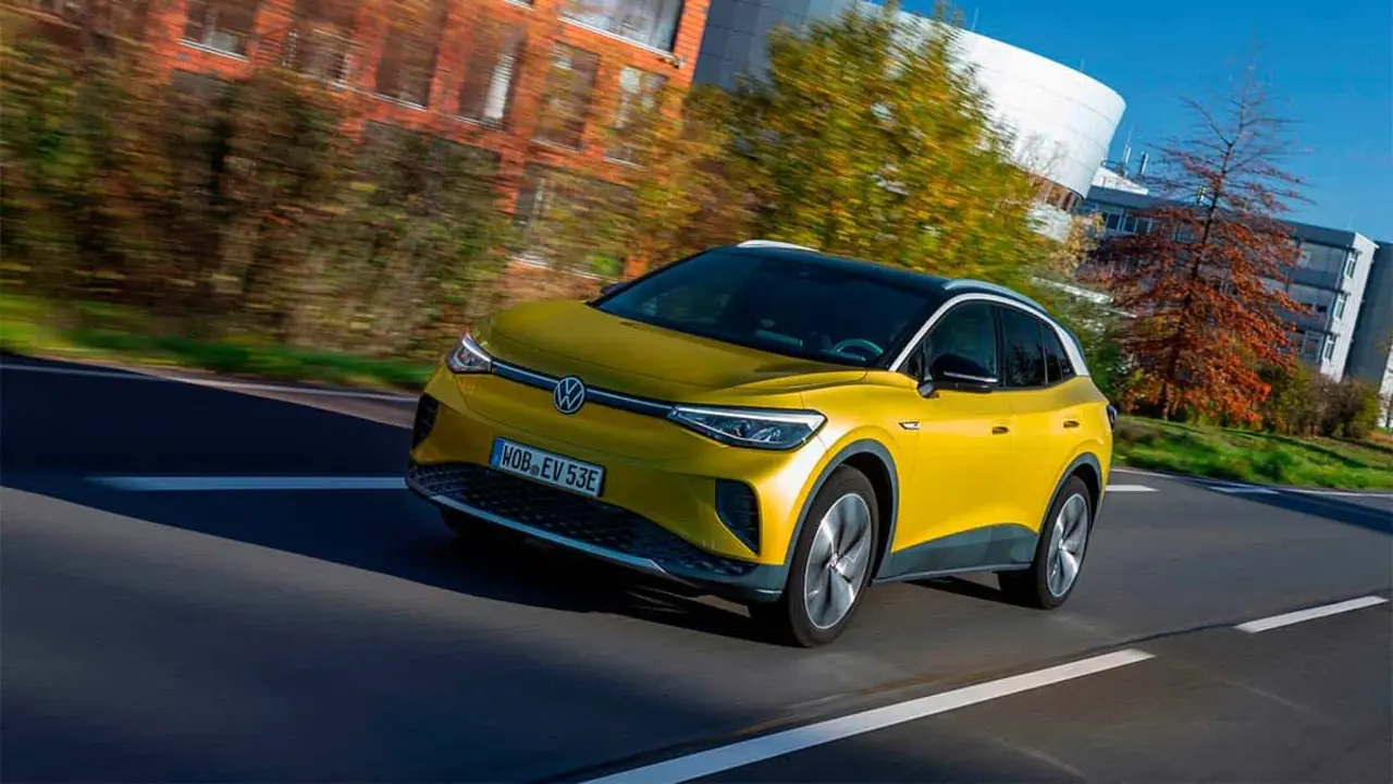 Foto del Volkswagen ID.4 en color dorado