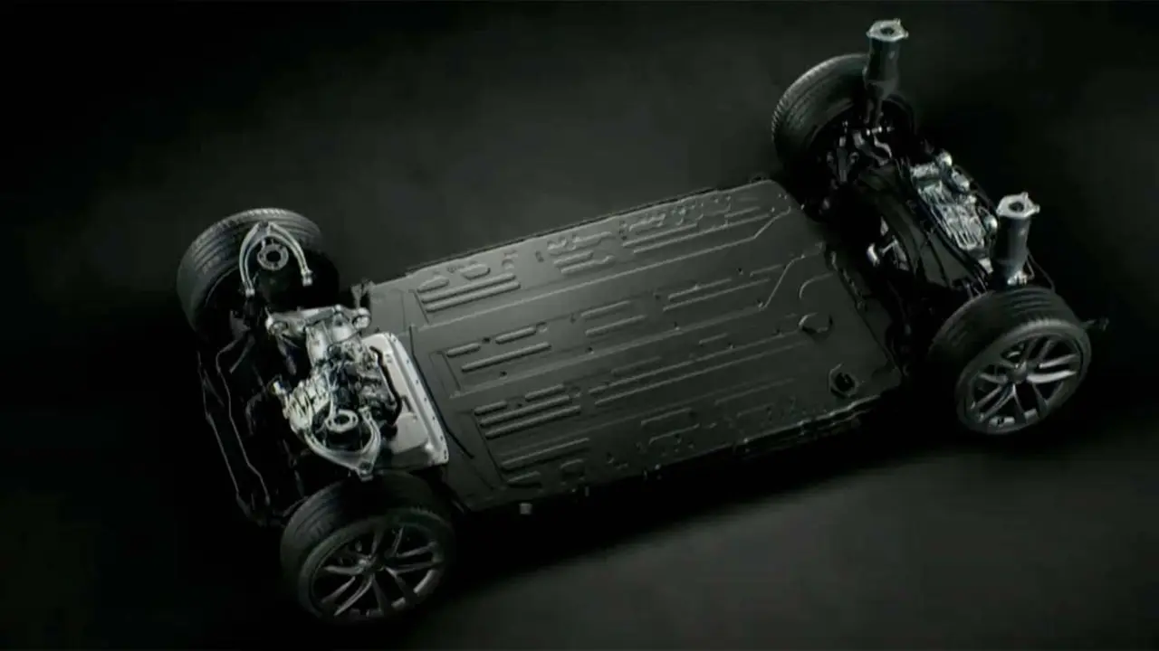 Foto de la bater&iacute;a del Tesla Model S Plaid