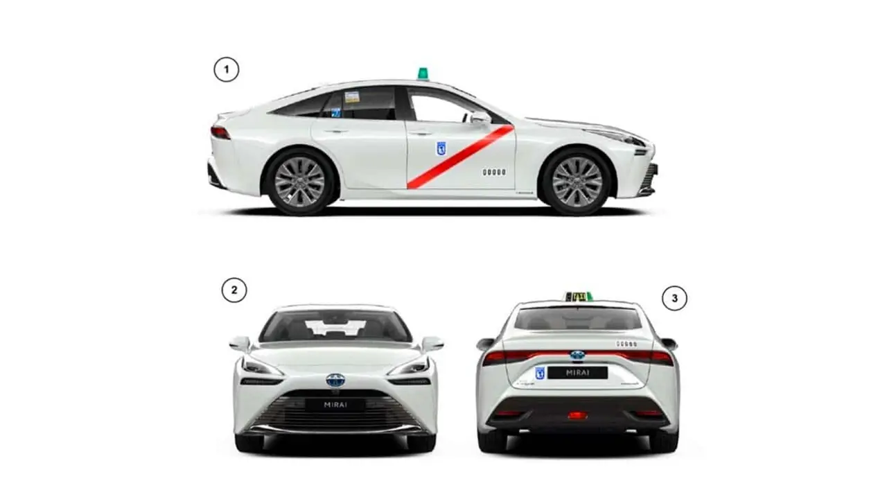 Toyota Mirai como taxi de Madrid