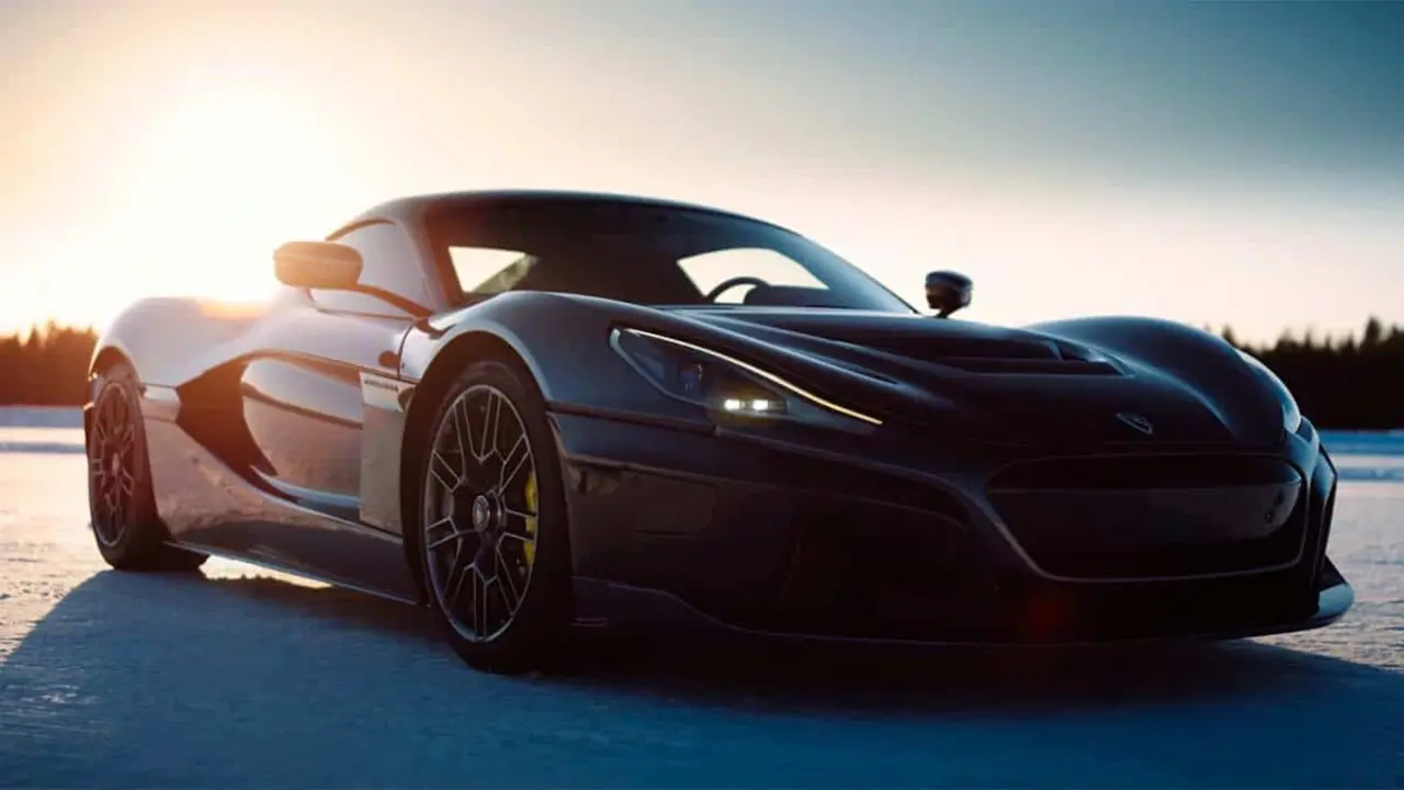 Rimac Nevera en los test de invierno