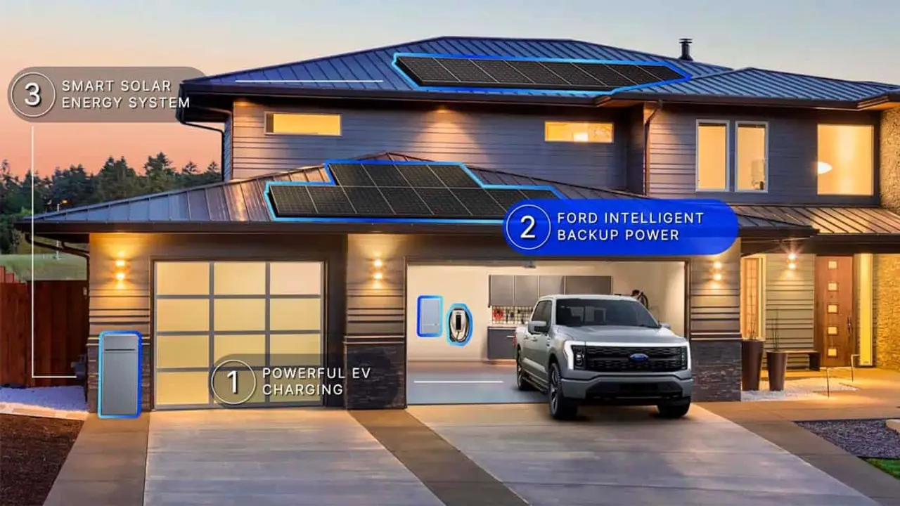 Sistema backup inteligente de bater&iacute;a de la F-150 Lightning de Ford