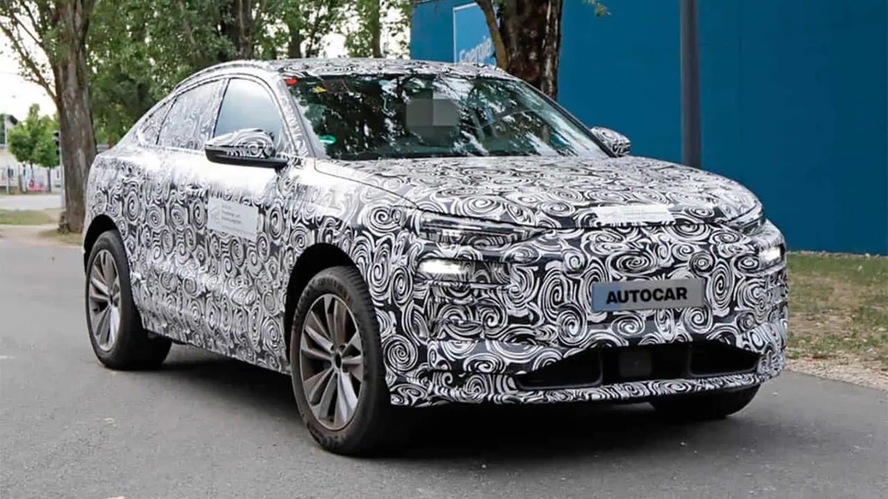 Foto esp&iacute;a del nuevo Audi Q6 e-Tron Sportback