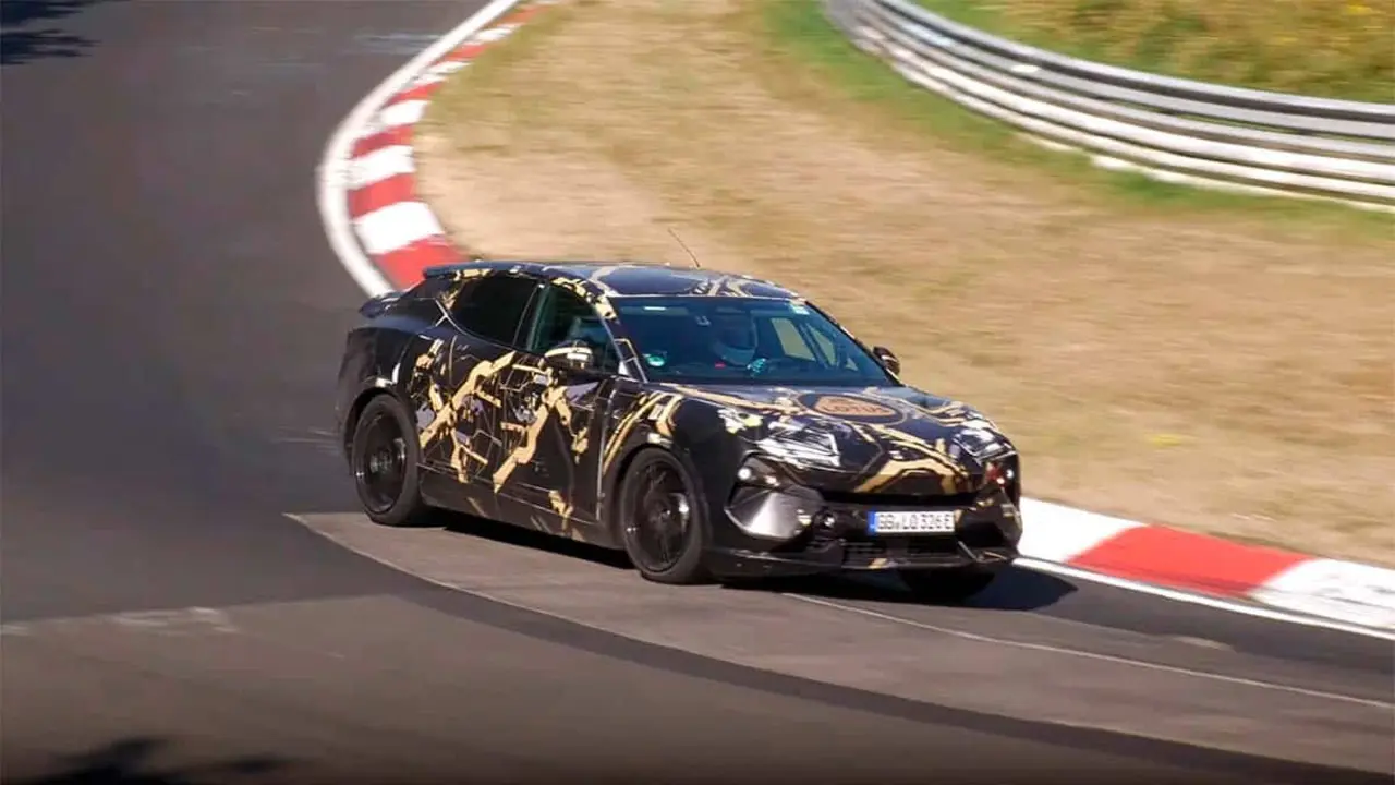 Lotus Eletre en el circuito de Nurburgring