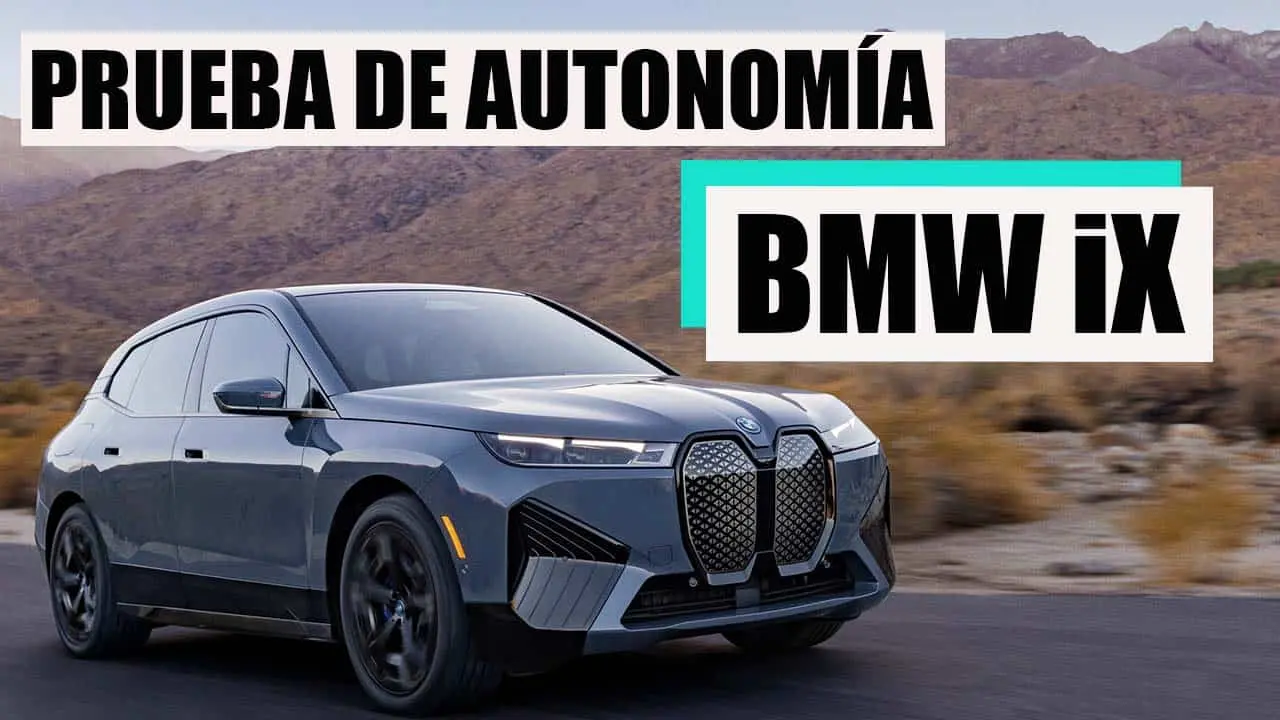 V&iacute;deo de autonom&iacute;a del BMW iX