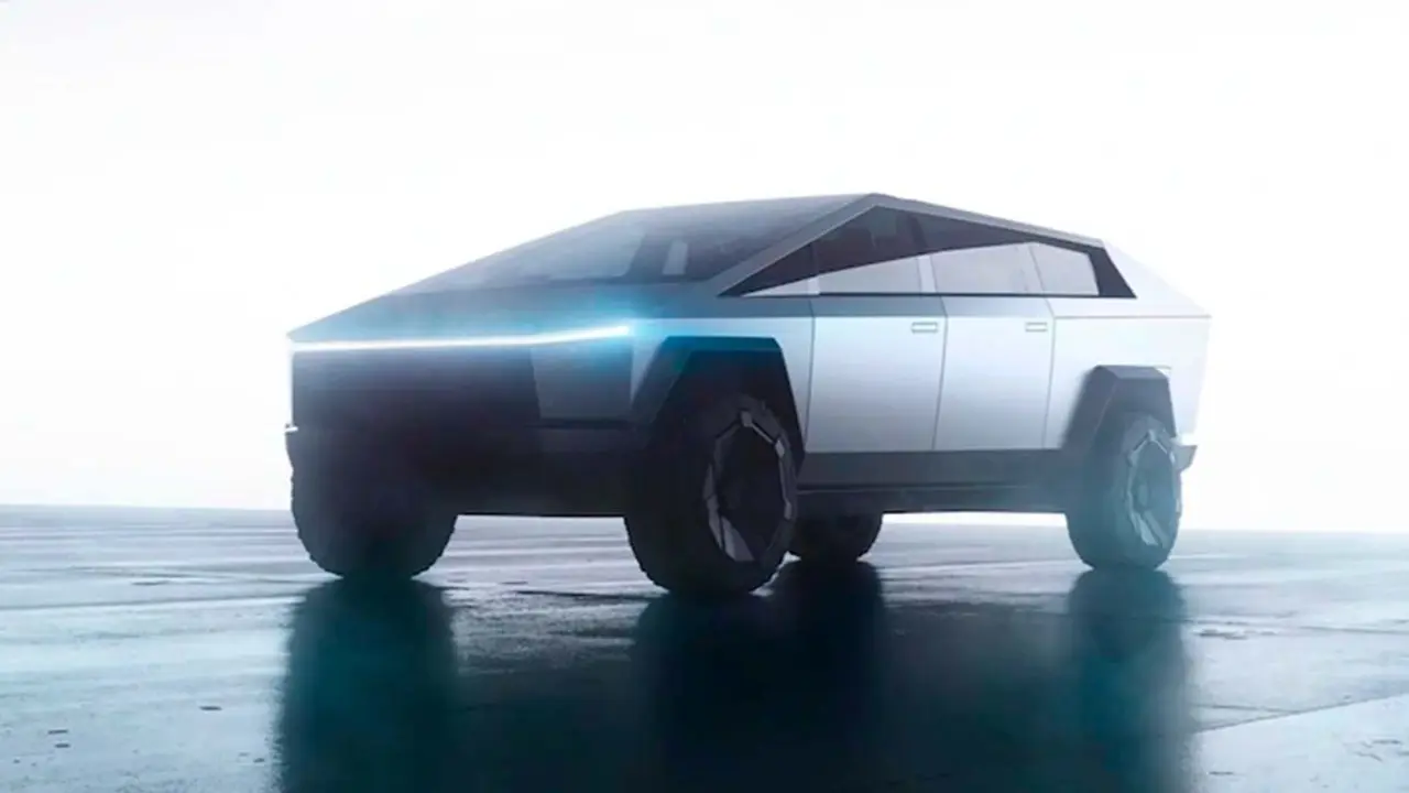 Render del supuesto Tesla Cybertruck SUV