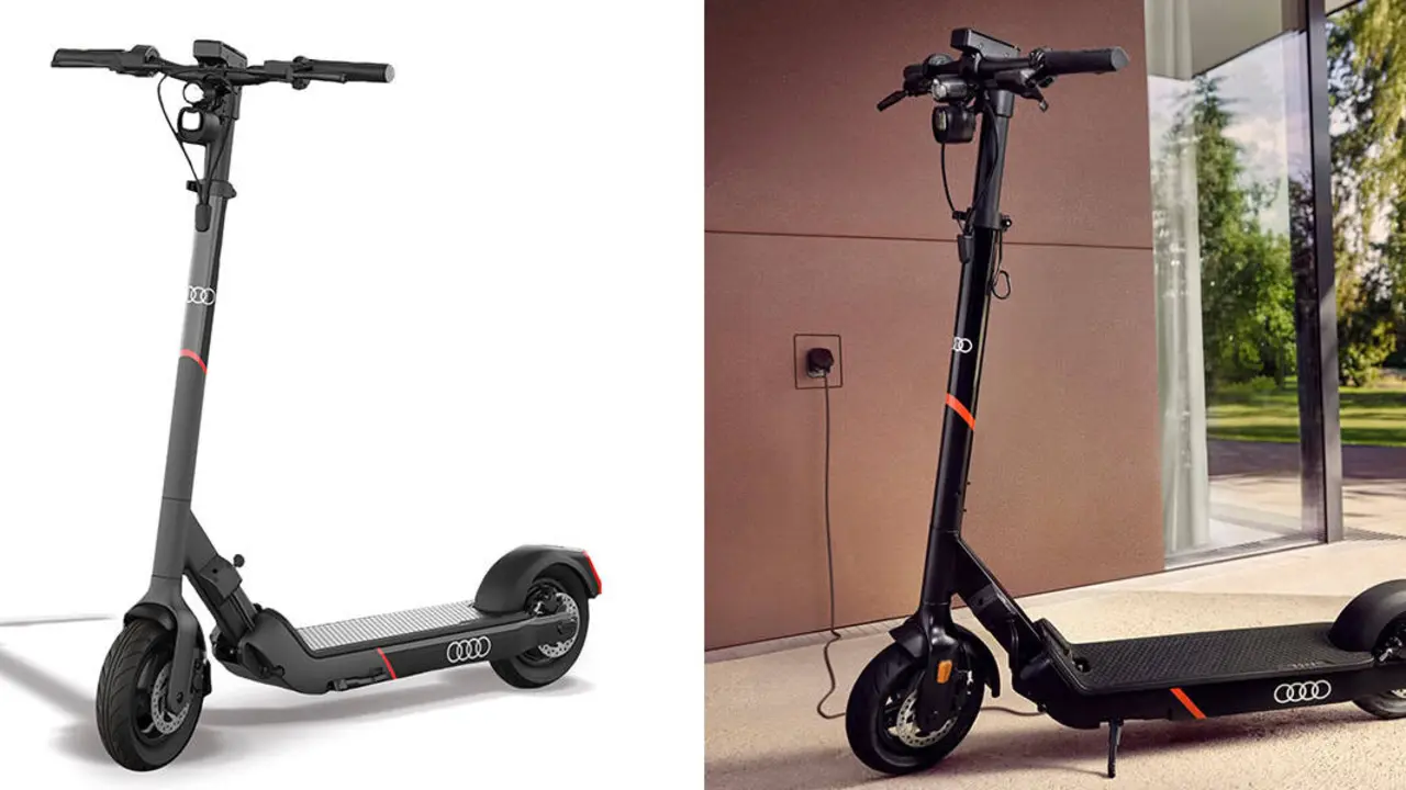 Audi-electric-kick-scooter-powered-by-Egret_cargando