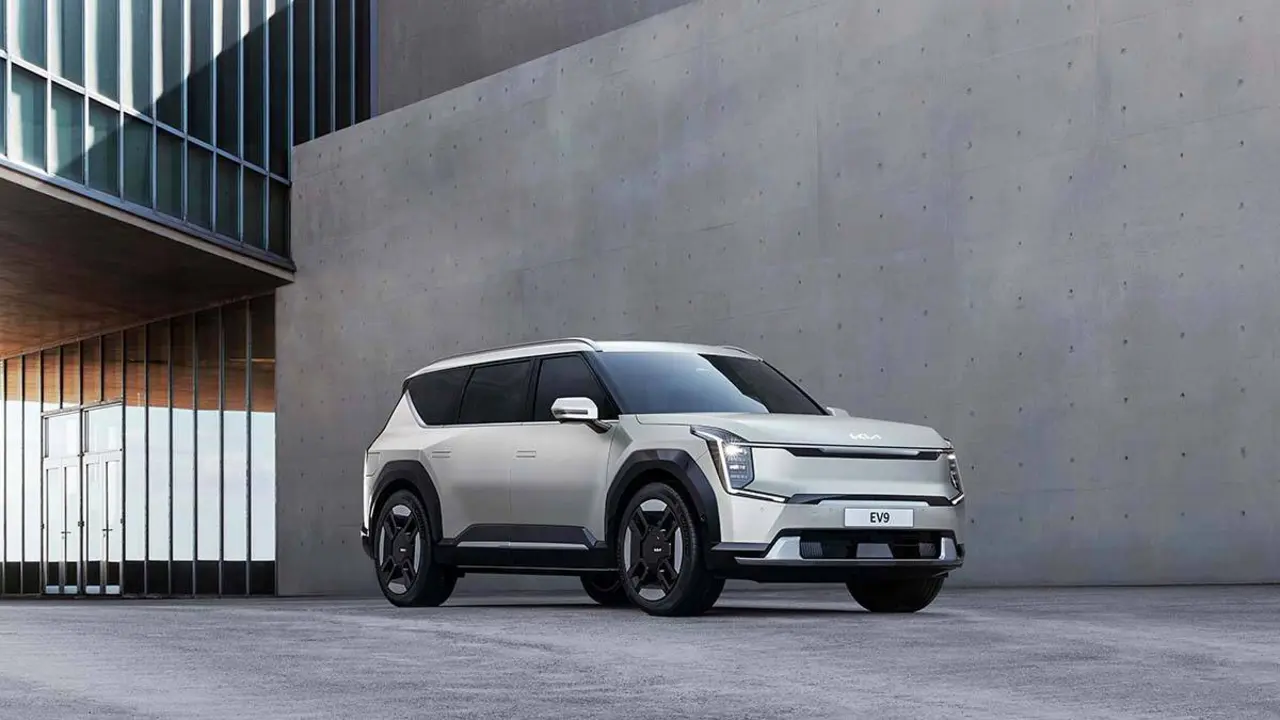 Foto del KIA EV9 en su presentaci&oacute;n oficial