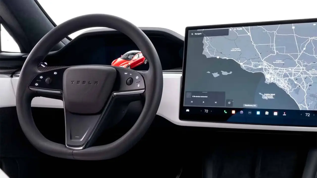 Volante redondo Tesla Model S y Model X
